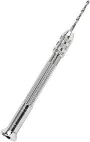 LIFKOME 1Set Manual Nail Drill Tool Handheld Piercing Device for Nail Art Includes Drill Bits for Dangle Charm Jewelry Light Portable Manicure Supply for Home Salon
