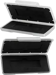 LABRIMP 2pcs Portable SSD Protective Case Shockproof and Storage Box for Hard Drives Durable Material Carrying Case for Computer Accessories Grey