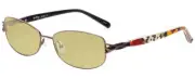 Vera Bradley Gail Ladies Polarized Bi-Focal Sunglasses in Brown Bittersweet 57mm