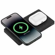 BoostCharge Pro 2-in-1 Wireless Charging Pad with Official MagSafe Charging 15W Sand