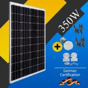 350W 12V Solar Panel Kit Mono Caravan Home Off Gird Battery Charging Power Bank