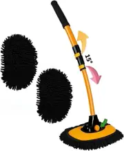 Car Wash Brush with Long Handle Microfiber Car Wash Mop Car Cleaning Supplies...