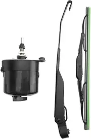 Windscreen Wiper Motor Replacement with Arm and Blade Compatible with Willys Jeep Tractor 01287358 7731000001