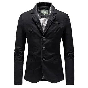 【巴黎精品】西裝外套休閒西服-經典素色商務修身男外套3色a1ck7