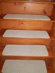 14 Step 9" X 30" Tufted Woven WOOL Carpet Stair Treads.