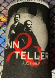 Penn & Teller Soft Drink Beer Can Holder NEW Australian Tour Merchandise Magic