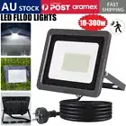 50-300W LED Flood Light Floodlight AU Plug AC200-240V IP65 Outdoor Security Lamp