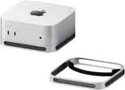 Desktop Stand for Mac Mini M4/M4 Pro 2024 Dustproof Base Heat Dissipation Bracke