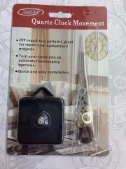 DO IT YOURSELF CLOCK REPAIR Mudder Quartz Clock Movement 1/2" Shaft Brand New!