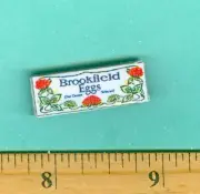 Dollhouse MINIATURE Size Brookfeild Egg Carton Box