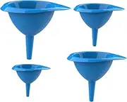 Funnels for Kitchen Use - High Temperature Resistant Funnel Kit,Heat-Proof, Easy to Clean, Kitchen Supplies for Transferring Oils, Jam, Dry Ingredients