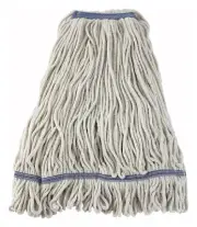Mop Head, White Yarn, 32oz, 800g, Looped End (20 Each)
