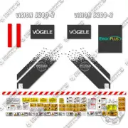 Fits Vogele Vision 5200-2 Decal Kit Asphalt Paver - Replacement Sticker Set