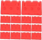 ERINGOGO 20pcs Mini Traffic Signs Set Realistic Road Barriers for DIY Play and Miniature Landscape Decoration Safe Materials for Home and School Use