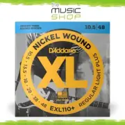 D'Addario XL 10.5-48 Regular Light Plus Electric Guitar Strings - EXL110+