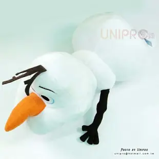 【UNIPRO】迪士尼 冰雪奇緣 FROZEN 雪寶 Olaf 趴姿滑行 絨毛玩偶 娃娃 正版授權