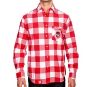 NRL Lumberjack Flannel Polo - St George Illawarra Dragons - Flanno Shirt