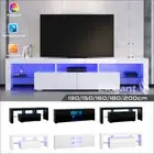 TV Cabinet Entertainment Unit RGB LED Gloss Furniture 130/150/160/180/200cm