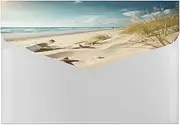 File Folders Portable Beach Seaside Printing File Storage Bag Durable Folder Organizer for Home Or Office