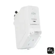 Mercator Mercator Ikuu SPLUG03 | Smart IP44 Outdoor Single Adapter | Wi-Fi