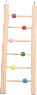 HOMOBABE Bird Cage Wooden Climbing Ladder for Budgies Parrots and Birds Durable Perch Stand for Play and Exercise Easy to Install