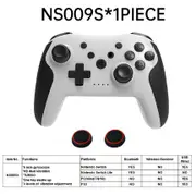 2PCS Bluetooth 2.4G Wireless Controller For Nintendo Switch Pro PC TV Box Smart Phone Tablet PS3 Tesla Shock Joystick Gamepad No Box 1PC NS009S wb