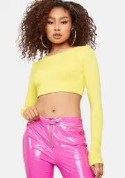 With Or Without You Cutout Crop Top