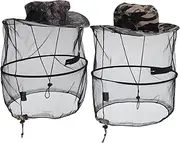 Toddmomy 2-Piece Beekeeping Hat Veil Mesh Fishing Hat Outdoor Protective Gear for Boys and Girls Adults