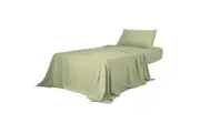 Dreamz 3PCS King Sinigle Size Cooling Bamboo Bed Sheet Set Sage