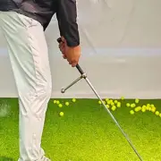 Golf Swing Aid Golf Positioning Ball Portable Training Equipment Swing Practice
