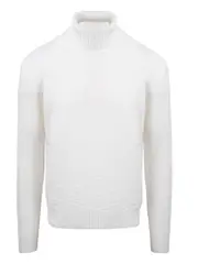 [Moreno Martinelli] Moreno Martinelli-Turtle Neck Bianco-Uomo 46