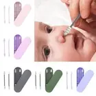 1 Set Silicone Silicone Cotton Swab Stick Multicolor Earpick Universal