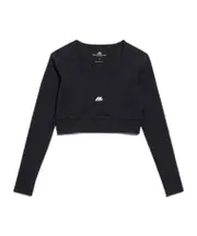Balenciaga Activewear Long-Sleeved Sports Bra S,XS,L,M black