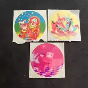 Lot If 3 Vintage 80’s LISA FRANK Stickers