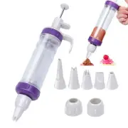 Cake Decorating Set Pastry Icing Decoration Kit Piping Nozzle + Syringe