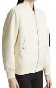 NWT $595 Rag & Bone Vanilla Archetype Recycled Manston Bomber Size Xlarge