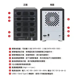 伽利略 35D-U315 35D-U3ES Type-C USB3.1 Gen2 五層抽取式硬碟外接盒 光華商場