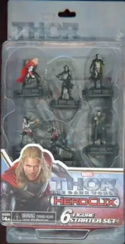 WIZKID HEROCLIX MARVEL THOR THE DARK WORLD 6 FIGURE STARTER SET