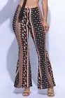 Boho Print Flare Pants – High Waist Retro Bell Bottom Stretch Trousers