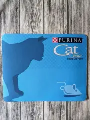 PURINA CAT CHOW MOUSE PAD-8.5 x 6.75"-BLUE-NEW-FAST SHIPPING