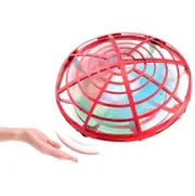 5 Induction Quadcopter Mini Drone - Colourful Lights Red