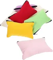 [HOMOCONO] 6 pcs Canvas Tool Storage Bags Lightweight Zipper Pouches for Jewelry Tools Portable Organizer for Travel Gym Camping