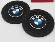 2 pk Cup Mat Car Drink Holder Insert Silicone Coaster Set