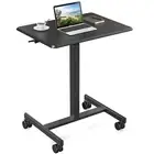 JHK Portable Computer Desk Laptop Height Adjustable Table Mobile