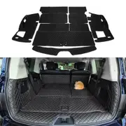 Black Trunk Mat Boot Liner Cargo Protector Suit For Nissan Patrol Y62 2017-2024