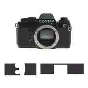Premium Smooth Synthetic Leather Cover Kit for --- Contax 139 --- Black