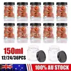 Small Food-Grade Glass Jars 150ml Mini Spice Jam Storage Air Tight Containers