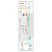 ZEBRA Gel Ballpoint Pen Sarasa R 0.4mm & Sarasa Clip 0.5mm Single Pop Trio Set P