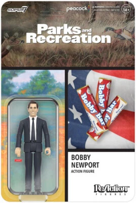 Super7 - Parks And Recreation - ReAction Wv3 - Bobby Newport [New Toy] Action