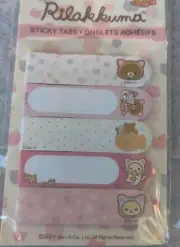 New San-X Rilakkuma Sticky Index Tabs Memo Notes Book Page Markers Reading Flags